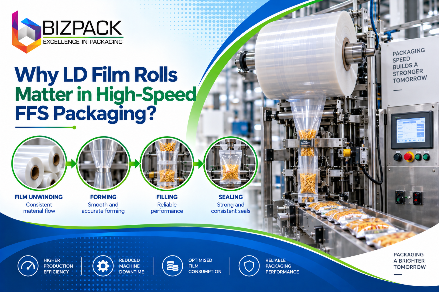 How to Improve FFS Packaging Line Efficiency With the Right Film?